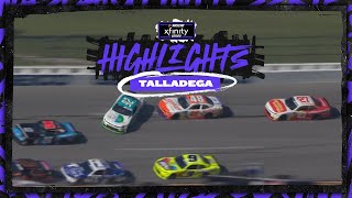 Parker Kligerman involved in Stage 2 Talladega crash  NASCAR [upl. by Lumpkin]