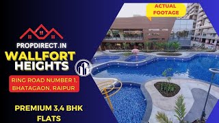 🏢 Wallfort Heights  ☎9162650 04243  Experience Premium Living at its Best in Bhatagaon Raipur [upl. by Ahsiner]