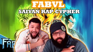 Fabvl SAIYAN RAP CYPHER Reaction [upl. by Lenra]