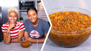 How To Make Trini Stewed Lentils  Foodie Nation x Trini Food Designer  Arlene [upl. by Rusel592]