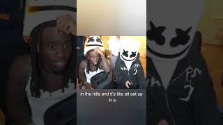 Marshmello Speaks On Meeting Juice WRLD juicewrld ripjuiceworld [upl. by Dnalor]