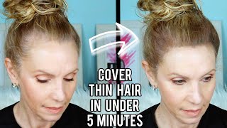 Cover Receding Hairline at Home With Makeup  Tools and Tips [upl. by Rednasela]