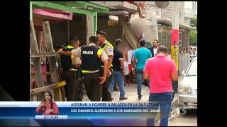 Asesinan a hombre a balazos en la 36 y Letamendi [upl. by Mok]