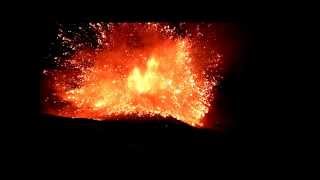 Giant lava bubble explosion  Etna volcano paroxysm nr 16 1617 Nov 2013 [upl. by Cochard]