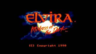 Elvira Mistress of the Dark Amiga  BGM 02 Courtyard  Catacombs [upl. by Ellednahs587]