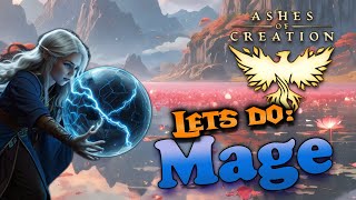 Archetype Overview Mage  Ashes of Creation  Alpha 2 [upl. by Blatman]