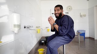 So wird die Gebetswaschung Wudu gemacht Islam  Abdelhamid [upl. by Coats]