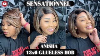 SENSATIONNEL ANISHA WIG  THE PERFECT SUMMER BOB [upl. by Mialliw]