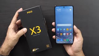 Poco X3 Mid Range Smartphone Unboxing amp Overview Indian Unit [upl. by Tlaw]