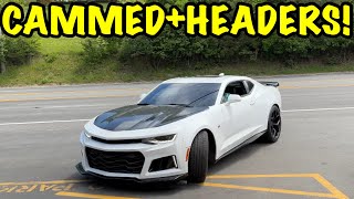 CAMMED Chevy Camaro SS 62L V8 w HOOKER HEADERS amp EXHAUST [upl. by Burkitt]