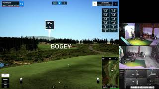 GSPro  VT Tour Solo Cabot Cliffs Rd 1 [upl. by Aicissej]