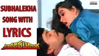 Subhalekha Rasukunna Full Song With Lyrics  Kondaveeti Donga Songs  Chiranjeevi Radha Ilayaraja [upl. by Heilman]