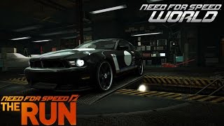 Need For Speed World Eddie Cooke Ford Mustang Boss 302 NFS The Run Boss [upl. by Necyla]