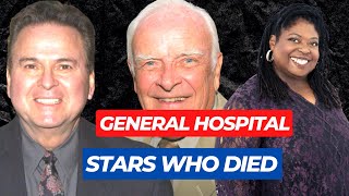 General Hospital Stars Who Sadly Died [upl. by Aiveneg]