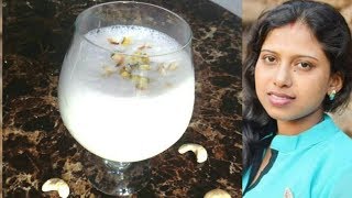 Badam LassiLassi Recipehow to make Lassi at homesantis ranna ghar bengali recipe [upl. by Lleinnad684]