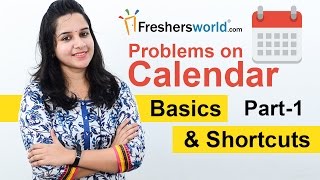 Aptitude Made Easy  Problems on Calendar Basics and Methods Shortcuts Time and Date [upl. by Asselem911]