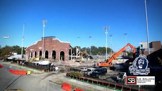 ODU Stadium TImelapse 20181205 [upl. by Aicinod480]