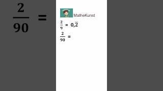 Brüche in periodische Dezimalbrüche umwandeln maths [upl. by Isabel]