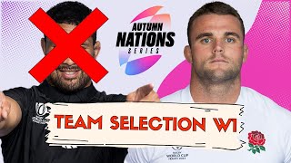 TEAM SELECTION WEEK 0  AUTUMN NATIONS FANTASY RUGBY 2024 [upl. by Wadsworth]