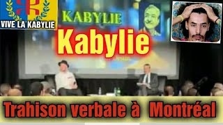 KABYLIE TRAHISON VERBALE À MONTRÉAL [upl. by Garrity160]