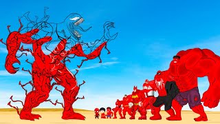 Evolution Of CARNAGE Vs Evolution Of MONSTER RADIATION  Returning From The Dead SECRET  FUNNY [upl. by Rici816]