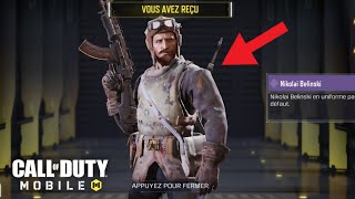 CALL OF DUTY MOBILE FR NOUVEAUX SKIN ÉPIQUE GRATUIT  CALL OF DUTY MOBILE FR [upl. by Swarts]