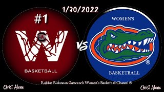 1 South Carolina Gamecock Womens Basketball vs Florida Womens Basketball Full Game 1302022 [upl. by Labaw]