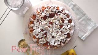 Pear Frangipane Tart [upl. by Ebbarta]