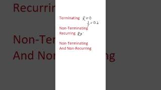 Terminating Or NonTerminating Recurring shortvideo shorts viral explore viralshorts [upl. by Eatnod806]