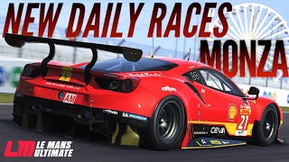 Le Mans Ultimate New Daily Races 9 Laps at Monza I LOVE THIS GAME [upl. by Hafeenah]