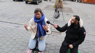 NIETMOSLIMS leren hoe ze moeten BIDDEN  Social Experiment [upl. by Nylehtak]