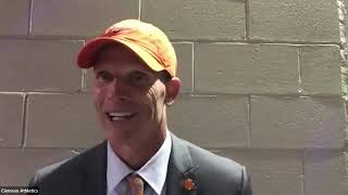 Clemson 30 South Carolina 0 Brent Venables postgame [upl. by Ynaffad]