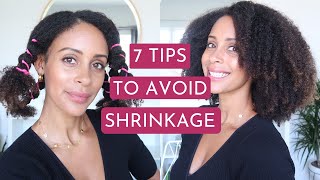 7 Tips For Reducing Shrinkage On Your Natural Hair  SWIRLY CURLY [upl. by Jenette65]