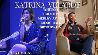 Katrina Velarde  Whitney Houston Medley At The Music Hall Metrowalk REACTION [upl. by Rye223]