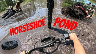 GOIN DEEP AT HORSESHOE POND MY WHEEL FELL OFF [upl. by Valonia]