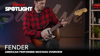 Fender American Performer Mustang Overview [upl. by Jaban]