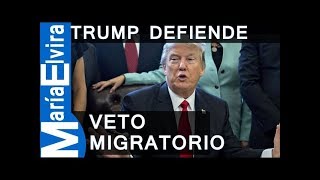 Trump defiende veto migratorio [upl. by Nithsa]