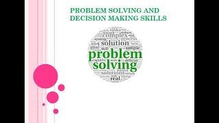 PROBLEM SOLVING AND DECISION MAKING SKILLS  MBA STUDENT PROJECT  SLIDE PRESENTATION  MBA [upl. by Llednahc]