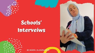 Schools Interviews  انترڤيو المدارس [upl. by Arteid]