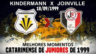 KINDERMANN X JOINVILLE  MELHORES MOMENTOS  CATARINENSE DE JUNIORES 1999  JOGO 180999 [upl. by Iolande988]