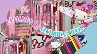 ARMANDO LA CARTUCHERA IDEAL KAWAII  PAPELERÍA SANRIO  ASMR  AESTHETIC [upl. by Annahpos657]