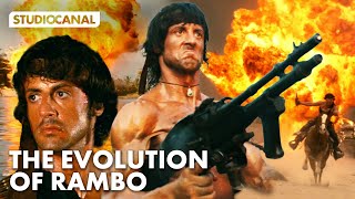 Rambo  Sylvester Stallone in THE RAMBO TRILOGY  The Evolution of Rambo [upl. by Aehtorod]