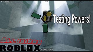 Allusions Private Server Testing Powers And Items [upl. by Lennod755]