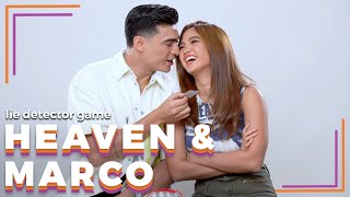 Heaven Peralejo and Marco Gallo Play a Lie Detector Game  Filipino  Rec•Create [upl. by Eentruok]