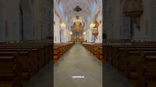 Jesuit Church Jesuitenkirche Baroque Architecture Lucerne Switzerland Shorts [upl. by Alikat]