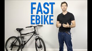 How to build a DIY 40 mph electric bicycle [upl. by Anelra]