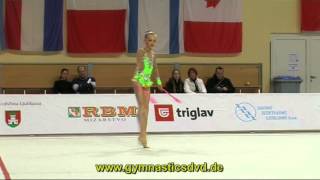 Annastasiia Bezrukova RUS  Junior 08  New Years Cup Ljubljana 2015 [upl. by Tletski]