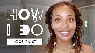 Eva Marcille’s Locs Hairstyle Tutorial  How I Do  Harper’s BAZAAR [upl. by Dorrie]