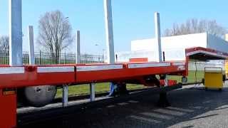 MAX Trailer  MAX 100 semi dieplader met Hydraulisch hefbed [upl. by Yrtsed]