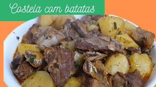 COSTELA AO MOLHO COM BATATAS NA PANELA DE PRESSÃO  RICARDO ALBUQUERQUE [upl. by Deelaw]